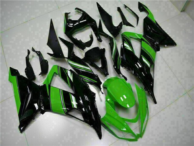 2013-2018 Schwarz Grün Kawasaki ZX6R Motorrad Verkleidung 2013-2018 Schwarz Grün Kawasaki ZX6R Motorrad Verkleidung