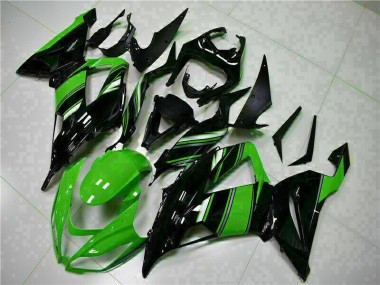 2013-2018 Schwarz Grün Kawasaki ZX6R Motorrad Verkleidung