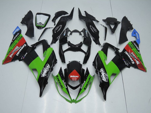 2013-2018 Schwarz Grün Rot Motocard Kawasaki ZX6R Motorrad Verkleidung 2013-2018 Schwarz Grün Rot Motocard Kawasaki ZX6R Motorrad Verkleidung