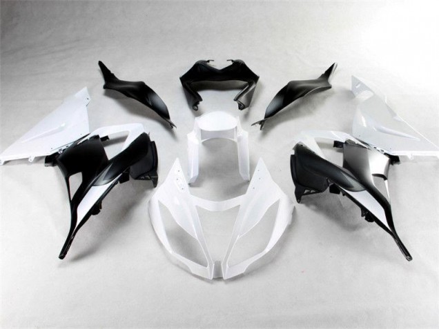 2013-2018 Weiß Schwarz Kawasaki ZX6R Motorrad Verkleidungen 2013-2018 Weiß Schwarz Kawasaki ZX6R Motorrad Verkleidungen