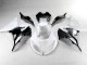 2013-2018 Weiß Schwarz Kawasaki ZX6R Motorrad Verkleidungen 2013-2018 Weiß Schwarz Kawasaki ZX6R Motorrad Verkleidungen