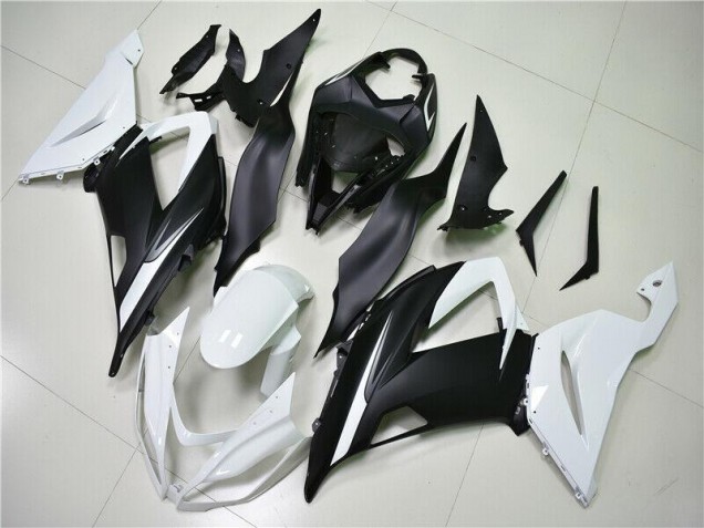 2013-2018 Weiß Schwarz Kawasaki ZX6R Motorrad Verkleidungen 2013-2018 Weiß Schwarz Kawasaki ZX6R Motorrad Verkleidungen