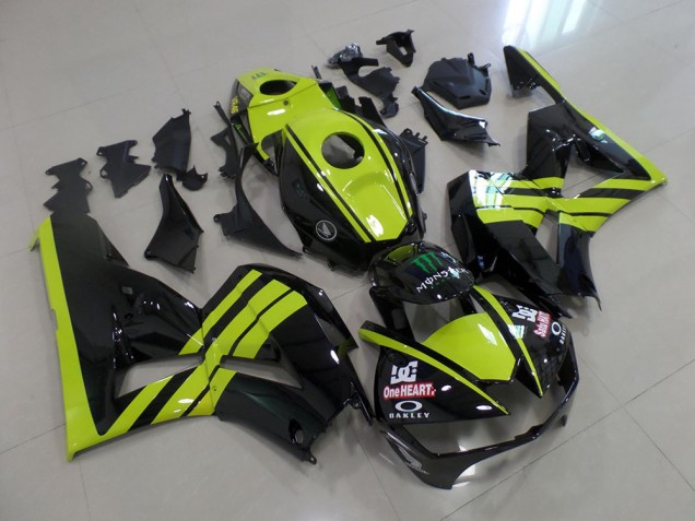2013-2021 Grün Schwarz Honda CBR600RR Motorrad Verkleidung 2013-2021 Grün Schwarz Honda CBR600RR Motorrad Verkleidung