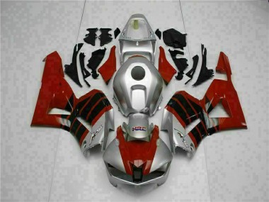 2013-2021 Rot Silber Honda CBR600RR Motorrad Verkleidung