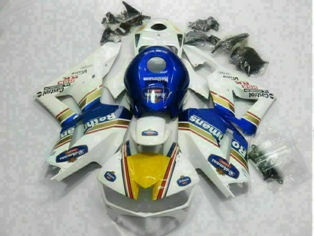 2013-2021 Weiß Blau Honda CBR600RR Motorrad Verkleidung 2013-2021 Weiß Blau Honda CBR600RR Motorrad Verkleidung