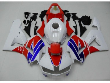 2013-2021 Weiß Blau Rot Honda CBR600RR Motorrad Verkleidung