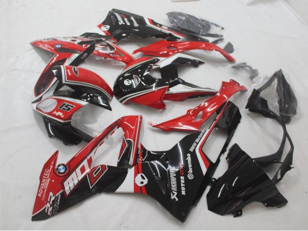 2015-2018 Rot Schwarz BMW S1000RR Motorrad Verkleidung 2015-2018 Rot Schwarz BMW S1000RR Motorrad Verkleidung