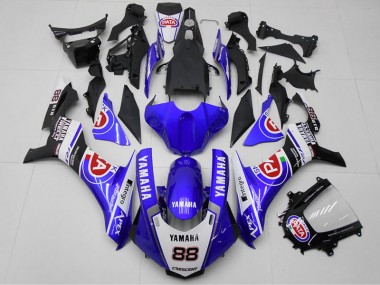 2015-2019 Blau PATA 88 Yamaha YZF R1 Motorrad Verkleidung