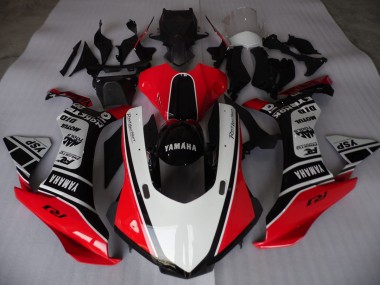 2015-2019 Rot Weiß Schwarz Yamaha YZF R1 Motorrad Verkleidung