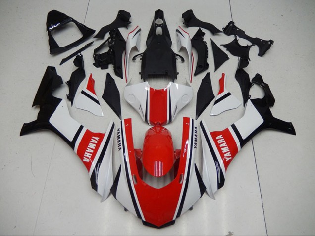 2015-2019 Rot Weiß Yamaha YZF R1 Motorrad Verkleidungen 2015-2019 Rot Weiß Yamaha YZF R1 Motorrad Verkleidungen