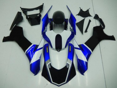 2015-2019 Schwarz Blau Yamaha YZF R1 Motorrad Verkleidung