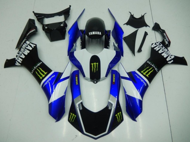 2015-2019 Schwarz Blaus Monster Yamaha YZF R1 Motorrad Verkleidung 2015-2019 Schwarz Blaus Monster Yamaha YZF R1 Motorrad Verkleidung