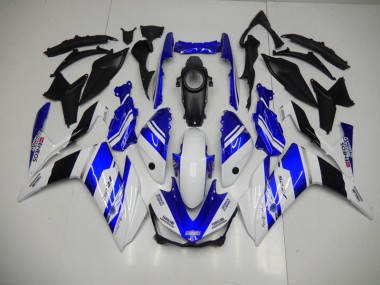 2015-2022 Blau Weiß Blau Weiß ENEOS Yamaha YZF R3 Motorrad Verkleidung