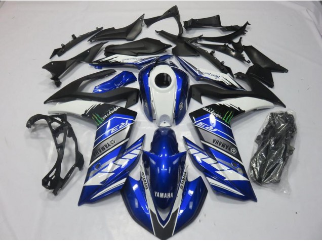 2015-2022 Monster Blau Yamaha YZF R3 Motorrad Verkleidung 2015-2022 Monster Blau Yamaha YZF R3 Motorrad Verkleidung