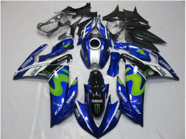 2015-2022 Movistar Yamaha YZF R3 Motorrad Verkleidung