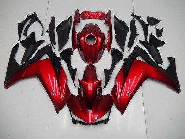 2015-2022 Rot Schwarz Yamaha YZF R3 Motorrad Verkleidung