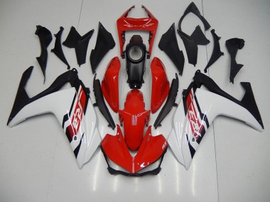 2015-2022 Rot Weiß Yamaha YZF R3 Motorrad Verkleidung