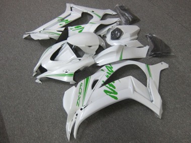 2016-2019 Weiß Grün Kawasaki ZX10R Motorrad Verkleidung