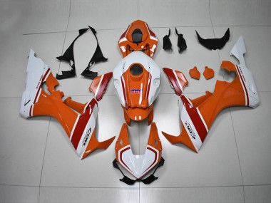 2017-2020 Orange Weiß HRC Honda CBR1000RR Motorrad Verkleidung