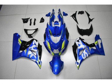 2017-2021 Blau weißer Aufkleber Suzuki GSXR 1000 Motorrad Verkleidung