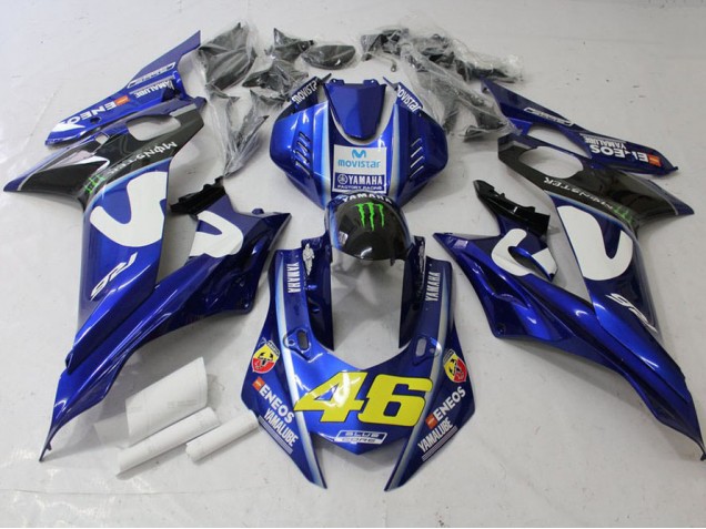 2017-2021 Rossi Yamaha YZF R6 Motorrad Verkleidung 2017-2021 Rossi Yamaha YZF R6 Motorrad Verkleidung
