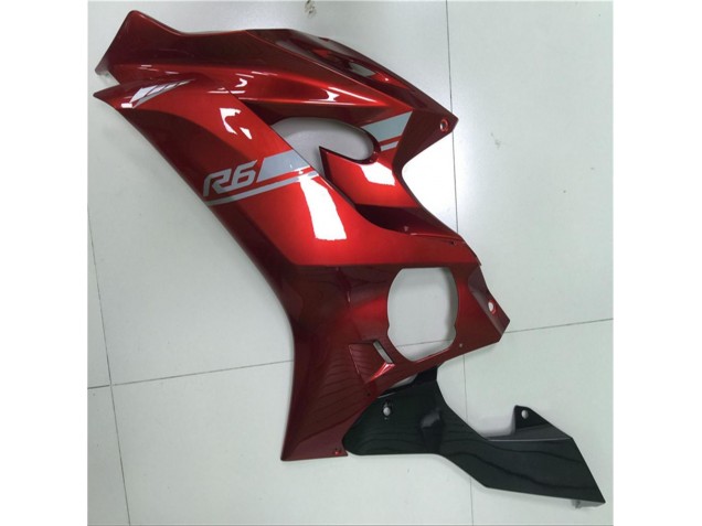 2017-2021 Rot Yamaha YZF R6 Motorrad Verkleidung 2017-2021 Rot Yamaha YZF R6 Motorrad Verkleidung