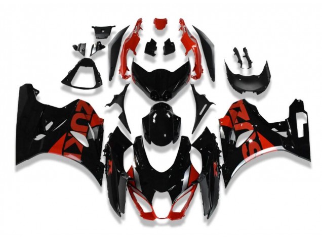 2017-2021 Schwarz Rot Suzuki GSXR 1000 Motorrad Verkleidungen 2017-2021 Schwarz Rot Suzuki GSXR 1000 Motorrad Verkleidungen