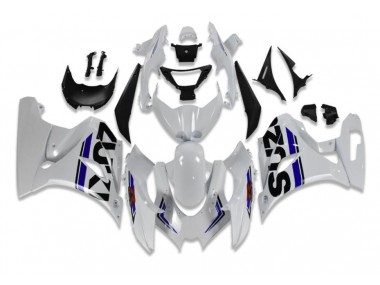 2017-2021 Weiß Blau Suzuki GSXR 1000 Motorrad Verkleidung