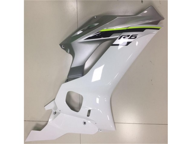 2017-2021 Weiß Silber Yamaha YZF R6 Motorrad Verkleidung 2017-2021 Weiß Silber Yamaha YZF R6 Motorrad Verkleidung