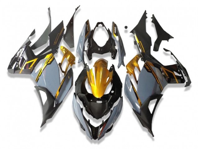 2018-2023 Grau Schwarz Kawasaki EX400 Motorrad Verkleidung 2018-2023 Grau Schwarz Kawasaki EX400 Motorrad Verkleidung