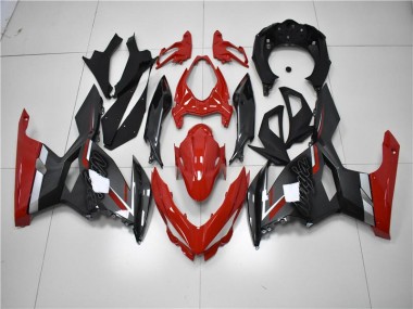 2018-2023 Rot Schwarz Kawasaki EX400 Motorrad Verkleidung