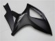 Suzuki GSXR 600/750 Motorrad Verkleidung 2006-2007 - Matt Schwarz Glanzendes Schwarz