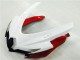 Suzuki GSXR 600/750 Motorrad Verkleidung 2008-2010 - Weiss Rot Glanzendes Schwarz