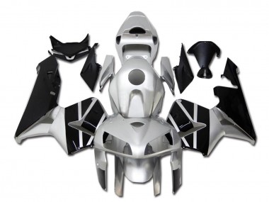 Honda CBR600RR Motorrad Verkleidung 2005-2006 - Silber Schwarz