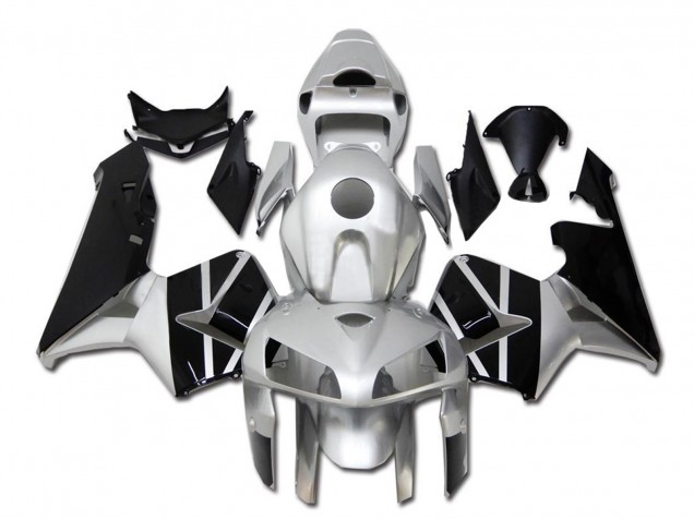 Honda CBR600RR Motorrad Verkleidung 2005-2006 - Silber Schwarz