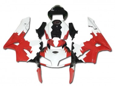 Honda CBR600RR Motorrad Verkleidung 2005-2006 - Weiss Rot Schwarz