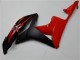 Honda CBR600RR Motorrad Verkleidung 2007-2008 - Rot Matt Schwarz