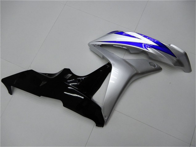 Honda CBR600RR Motorrad Verkleidung 2007-2008 - Silber Blau Glanzendes Schwarz OEM Stil