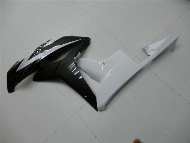 Honda CBR600RR Motorrad Verkleidung 2007-2008 - Weiss Glanzendes Schwarz