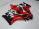 Honda CBR1000RR Motorrad Verkleidungen Kit 2006-2007 - Rot Glanzendes Schwarz