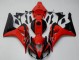 Honda CBR1000RR Motorrad Verkleidungen Kit 2006-2007 - Rot Glanzendes Schwarz
