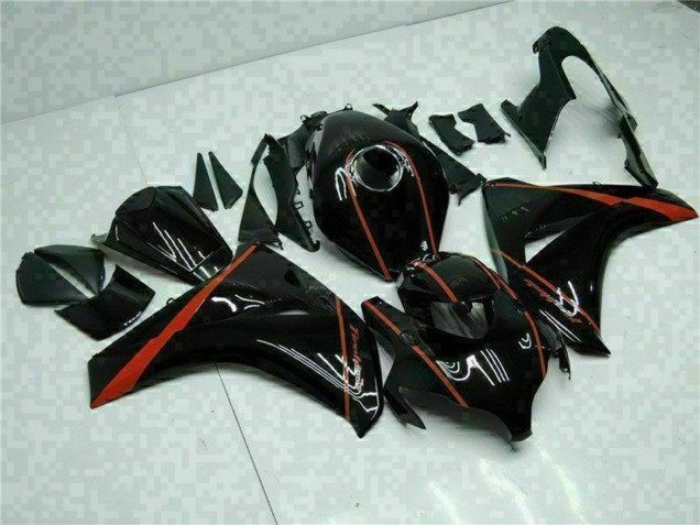 Honda CBR1000RR Motorrad Verkleidung 2008-2011 - Glanzendes Schwarz Rot
