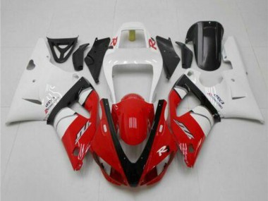 Yamaha YZF R1 Motorrad Verkleidung 1998-1999 - Weiss Rot Schwarz