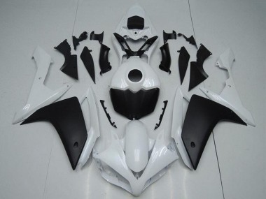 Yamaha YZF R1 Motorrad Verkleidung 2007-2008 - Weiss Matt Schwarz