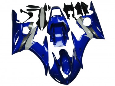 Yamaha YZF R6 Motorrad Verkleidung 2003-2004 - Blau Weiss
