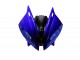 Yamaha YZF R6 Motorrad Verkleidung 2006-2007 - Blau Matt Schwarz