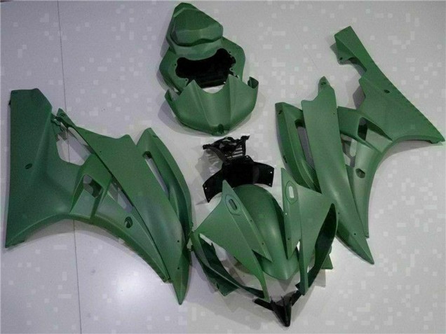 Yamaha YZF R6 Motorrad Verkleidung 2006-2007 - Armee Grun