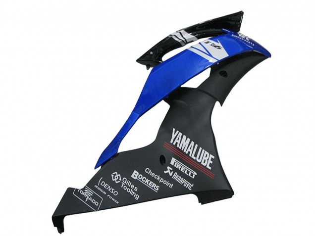 Yamaha YZF R6 Motorrad Verkleidung 2008-2016 - Weiss Blau Matt Schwarz Yamalube