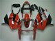 Kawasaki ZX6R Motorrad Verkleidung 2000-2002 - Weiss Rot Glanzendes Schwarz