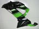 Kawasaki ZX6R Motorrad Verkleidung 2013-2018 - Grun Glanzendes Schwarz